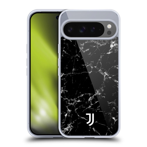 Juventus Football Club Marble Black 2 Soft Gel Case for Google Pixel 9 Pro XL