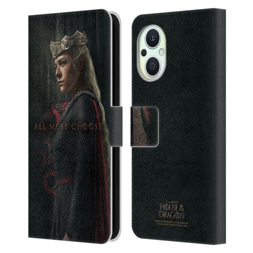 House Of The Dragon: Television Series Season 2 Character Posters Rhaenyra Leather Book Wallet Case Cover For OPPO Reno8 Lite