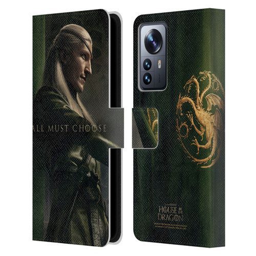 House Of The Dragon: Television Series Season 2 Character Posters Aemond Leather Book Wallet Case Cover For Xiaomi 12 Pro