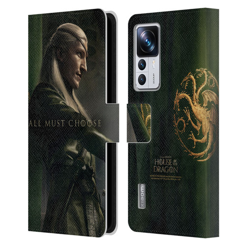 House Of The Dragon: Television Series Season 2 Character Posters Aemond Leather Book Wallet Case Cover For Xiaomi 12T Pro