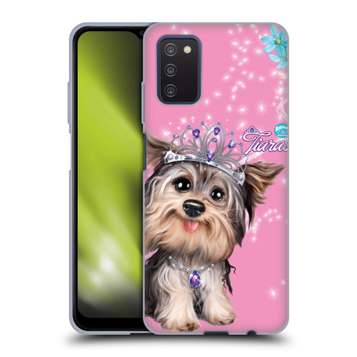 Animal Club International Royal Faces Yorkie Soft Gel Case for Samsung Galaxy A03s (2021)