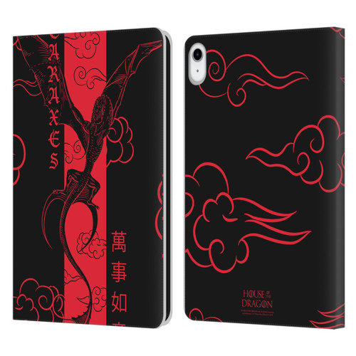 House Of The Dragon: Television Series Year Of The Dragon Caraxes Flying Leather Book Wallet Case Cover For Apple iPad 10.9 2022/2025