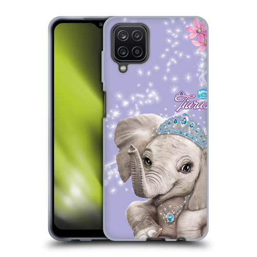 Animal Club International Royal Faces Elephant Soft Gel Case for Samsung Galaxy A12 (2020)