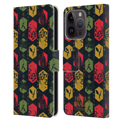 House Of The Dragon: Television Series Year Of The Dragon Pattern Leather Book Wallet Case Cover For Apple iPhone 15 Pro