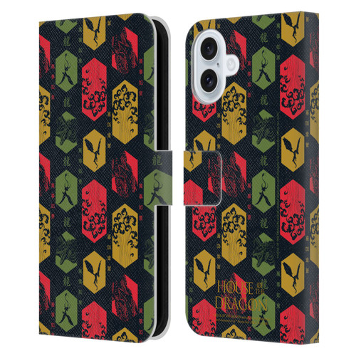 House Of The Dragon: Television Series Year Of The Dragon Pattern Leather Book Wallet Case Cover For Apple iPhone 16 Plus