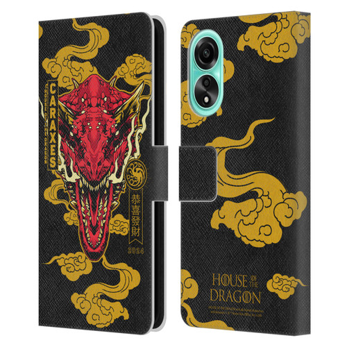 House Of The Dragon: Television Series Year Of The Dragon Caraxes Leather Book Wallet Case Cover For OPPO A78 4G