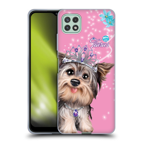 Animal Club International Royal Faces Yorkie Soft Gel Case for Samsung Galaxy A22 5G / F42 5G (2021)