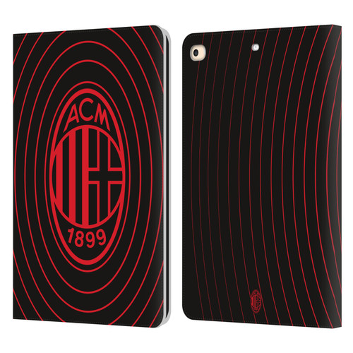 AC Milan Graphics Beat Leather Book Wallet Case Cover For Apple iPad 9.7 2017 / iPad 9.7 2018