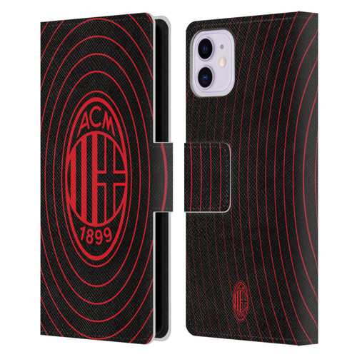 AC Milan Graphics Beat Leather Book Wallet Case Cover For Apple iPhone 11