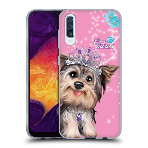 Animal Club International Royal Faces Yorkie Soft Gel Case for Samsung Galaxy A50/A30s (2019)