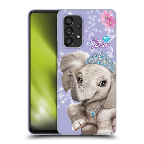 Animal Club International Royal Faces Elephant Soft Gel Case for Samsung Galaxy A53 5G (2022)