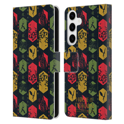 House Of The Dragon: Television Series Year Of The Dragon Pattern Leather Book Wallet Case Cover For Samsung Galaxy S24+ 5G