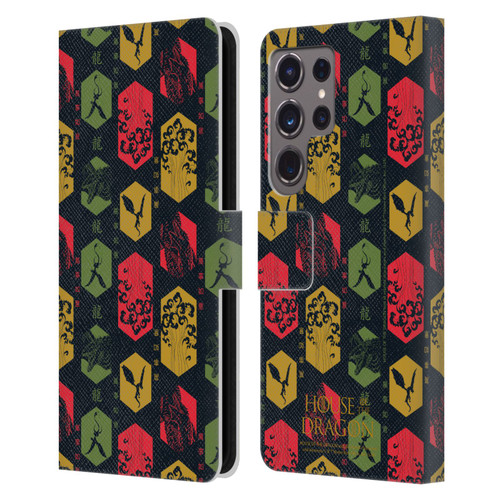 House Of The Dragon: Television Series Year Of The Dragon Pattern Leather Book Wallet Case Cover For Samsung Galaxy S24 Ultra 5G