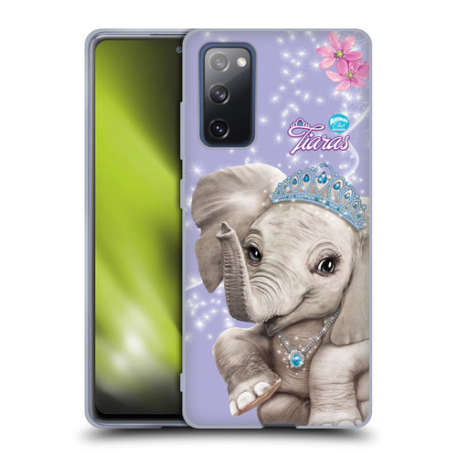 Animal Club International Royal Faces Elephant Soft Gel Case for Samsung Galaxy S20 FE / 5G