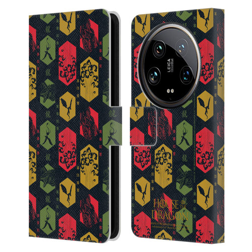 House Of The Dragon: Television Series Year Of The Dragon Pattern Leather Book Wallet Case Cover For Xiaomi 14 Ultra