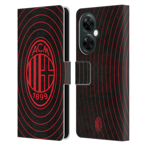 AC Milan Graphics Beat Leather Book Wallet Case Cover For OnePlus Nord CE 3 Lite 5G