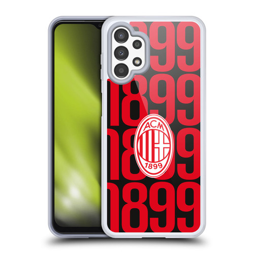 AC Milan Graphics Pattern Soft Gel Case for Samsung Galaxy A13 (2022)
