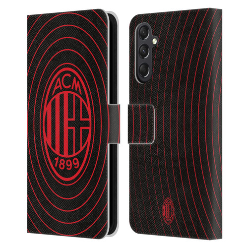 AC Milan Graphics Beat Leather Book Wallet Case Cover For Samsung Galaxy A24 4G / M34 5G