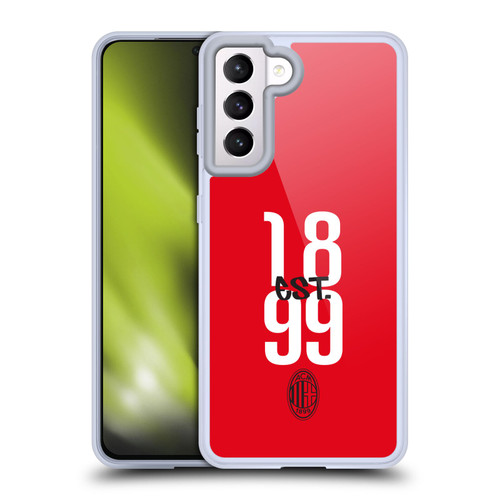 AC Milan Graphics Est. 1899 Soft Gel Case for Samsung Galaxy S21 5G