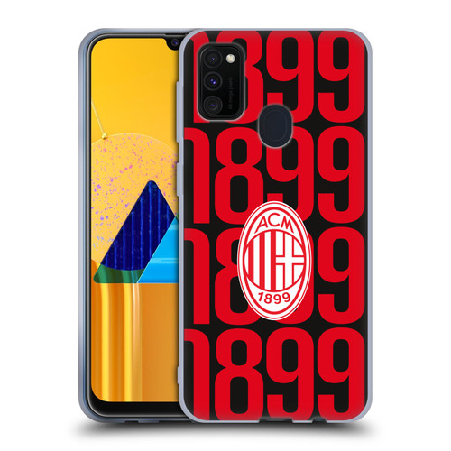 AC Milan Graphics Pattern Soft Gel Case for Samsung Galaxy M30s (2019)/M21 (2020)