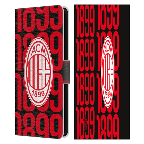 AC Milan Graphics Pattern Leather Book Wallet Case Cover For Samsung Galaxy S23 FE 5G