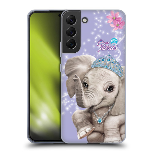 Animal Club International Royal Faces Elephant Soft Gel Case for Samsung Galaxy S22+ 5G