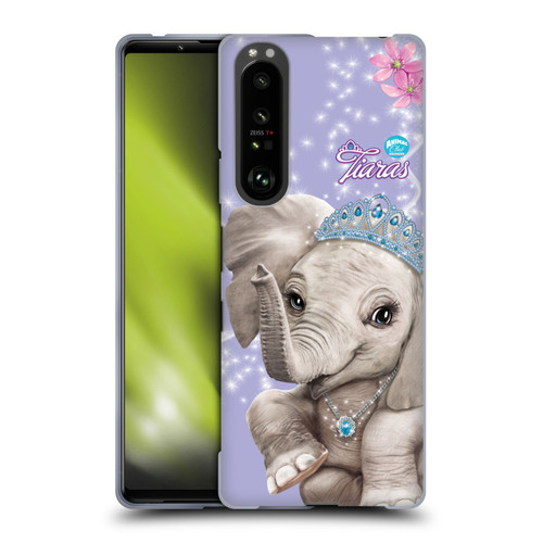 Animal Club International Royal Faces Elephant Soft Gel Case for Sony Xperia 1 III