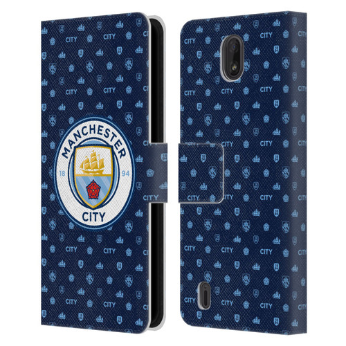 Manchester City Man City FC Patterns Dark Blue Leather Book Wallet Case Cover For Nokia C01 Plus/C1 2nd Edition