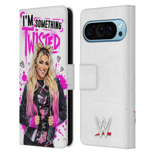 WWE Alexa Bliss Something Twisted Leather Book Wallet Case Cover For Google Pixel 9 / Pixel 9 Pro