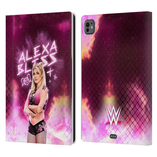 WWE Alexa Bliss Portrait Leather Book Wallet Case Cover For Apple iPad Pro 11 M4 2024