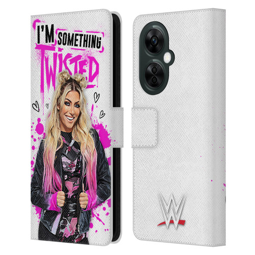 WWE Alexa Bliss Something Twisted Leather Book Wallet Case Cover For OnePlus Nord CE 3 Lite 5G