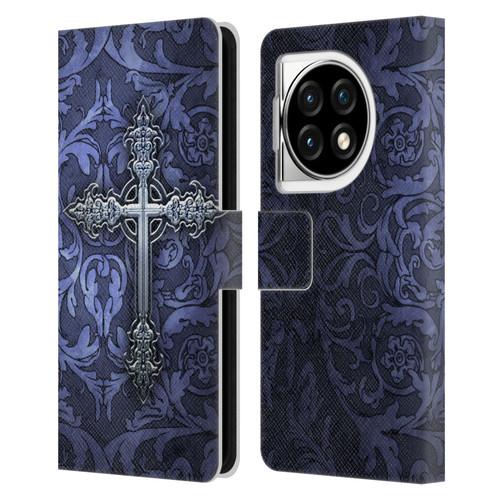 Brigid Ashwood Crosses Gothic Leather Book Wallet Case Cover For OPPO OnePlus Ace 3 5G