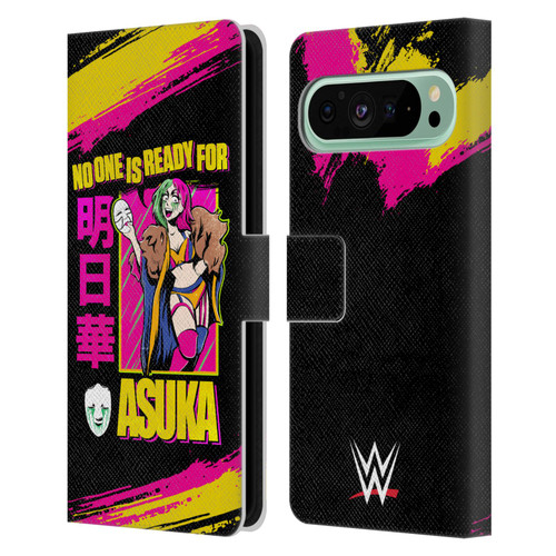 WWE Asuka No One Is Ready Leather Book Wallet Case Cover For Google Pixel 9 Pro XL