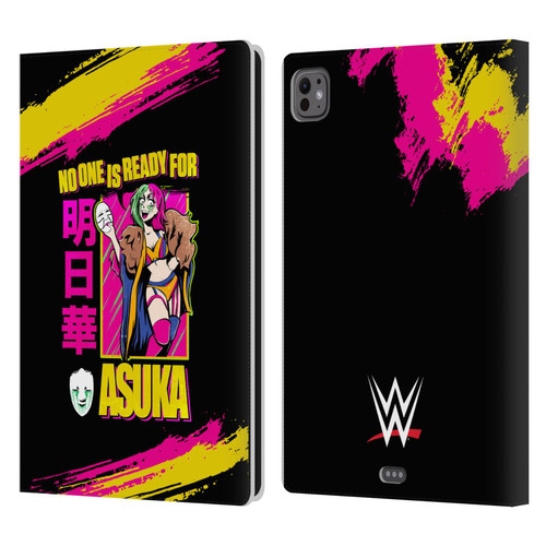 WWE Asuka No One Is Ready Leather Book Wallet Case Cover For Apple iPad Pro 11 M4 2024