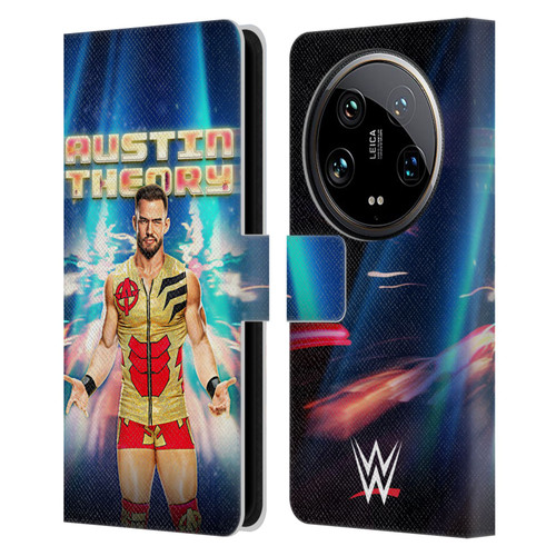 WWE Austin Theory Portrait Leather Book Wallet Case Cover For Xiaomi 14 Ultra