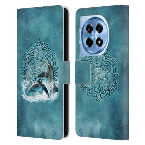 Brigid Ashwood Celtic Wisdom Dolphin Leather Book Wallet Case Cover For OnePlus 12R