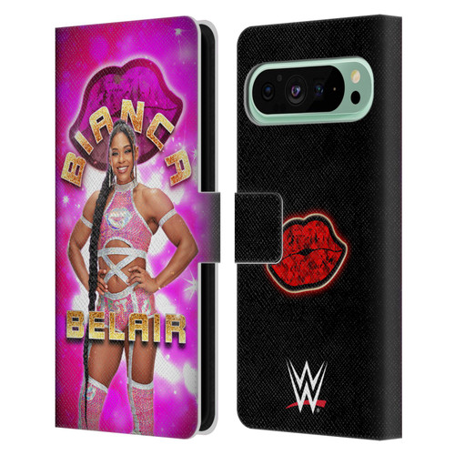 WWE Bianca Belair Portrait Leather Book Wallet Case Cover For Google Pixel 9 Pro XL