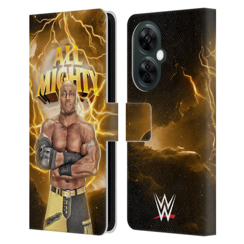 WWE Bobby Lashley Portrait Leather Book Wallet Case Cover For OnePlus Nord CE 3 Lite 5G