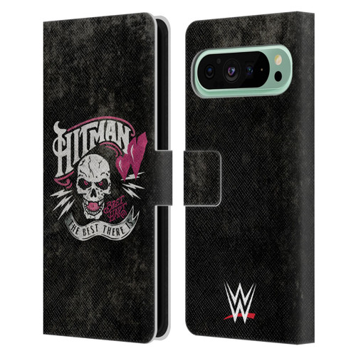 WWE Bret Hart Hitman Logo Leather Book Wallet Case Cover For Google Pixel 9 Pro XL