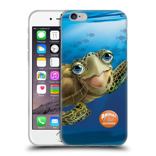 Animal Club International Underwater Sea Turtle Soft Gel Case for Apple iPhone 6 / iPhone 6s