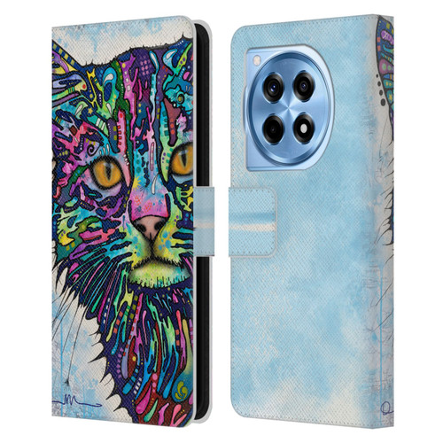 Dean Russo Cats Diligence Leather Book Wallet Case Cover For OnePlus 12R