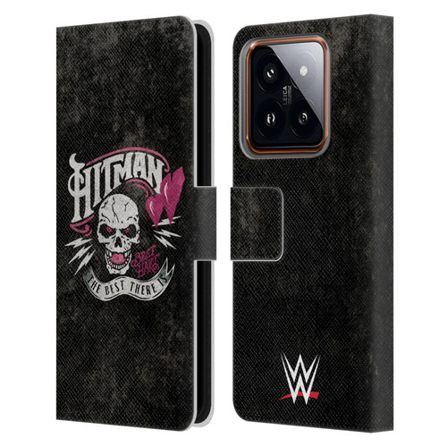 WWE Bret Hart Hitman Logo Leather Book Wallet Case Cover For Xiaomi 14