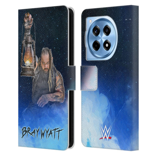 WWE Bray Wyatt Portrait Leather Book Wallet Case Cover For OnePlus 12R
