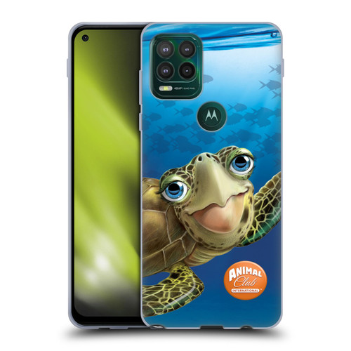 Animal Club International Underwater Sea Turtle Soft Gel Case for Motorola Moto G Stylus 5G 2021