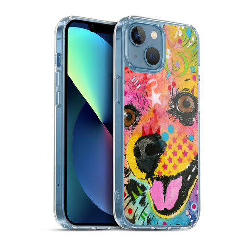 Dean Russo Dogs Pomeranian Soft Gel Case for Apple iPhone 13 Mini