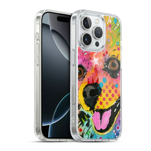 Dean Russo Dogs Pomeranian Soft Gel Case for Apple iPhone 16 Pro