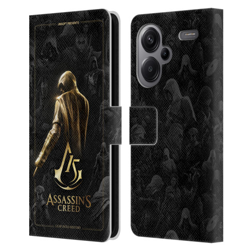 Assassin's Creed 15th Anniversary Graphics Key Art Leather Book Wallet Case Cover For Xiaomi Redmi Note 13 Pro Plus 5G