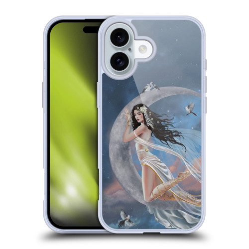 Nene Thomas Art Moon Lullaby Soft Gel Case for Apple iPhone 16