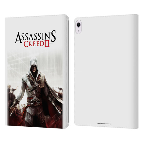 Assassin's Creed II Key Art Ezio 2 Leather Book Wallet Case Cover For Apple iPad Air 13 2024