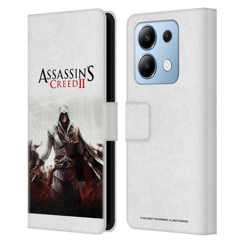 Assassin's Creed II Key Art Ezio 2 Leather Book Wallet Case Cover For Xiaomi Redmi Note 13/13 Pro 5G